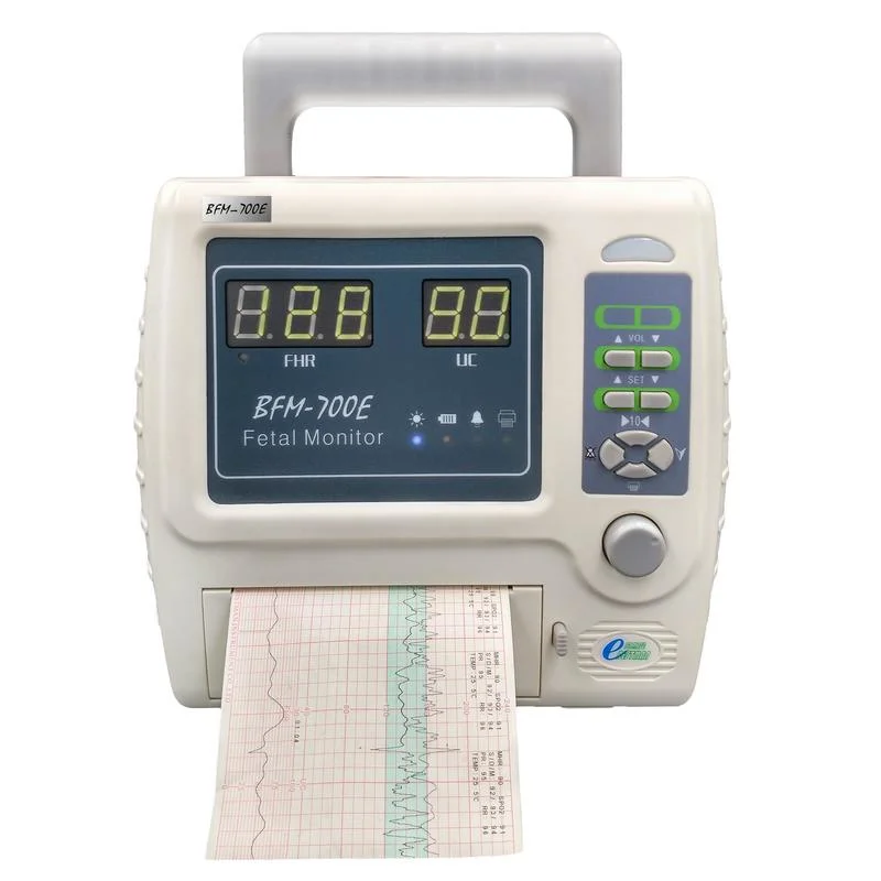 Hospital Equipment Portable Heart Rate Maternal and Fetal Patient Monitor for Pregnant Woman and Fetus Baby