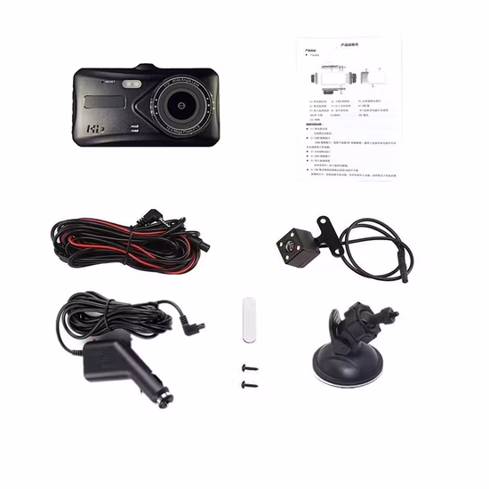 9.66 Inch Car Black Box DVR WiFi Dash Cam Night Vision Touch Screen Security Video GPS Car Camera