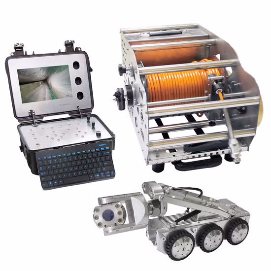 CCTV Sewer Pipe Inspection Camera System with Video Recording DVR