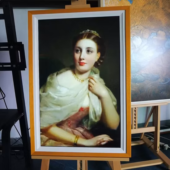 Art Gallery Exhibition Work Smart TV Frame Digital Museum Anti